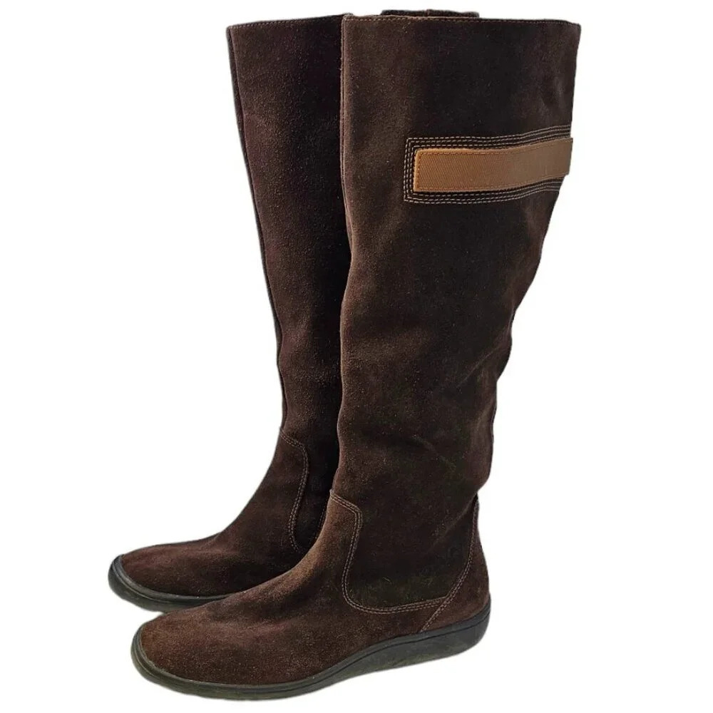Timerbland x Smartwool Tall Boots Size 7 Leather Suede Brown